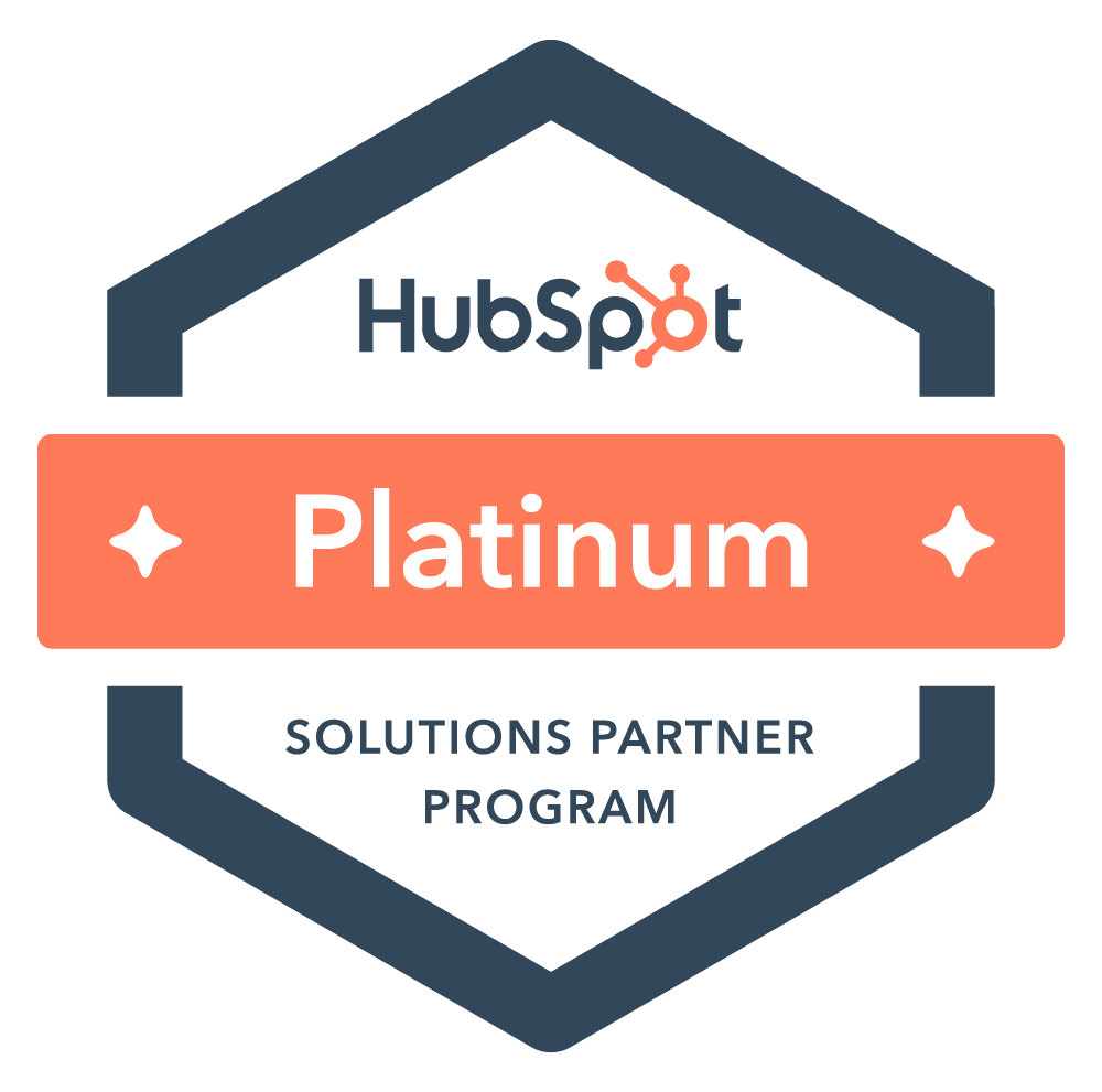 Badge partenaire intégrateur Hubspot Platinium / PumpUp